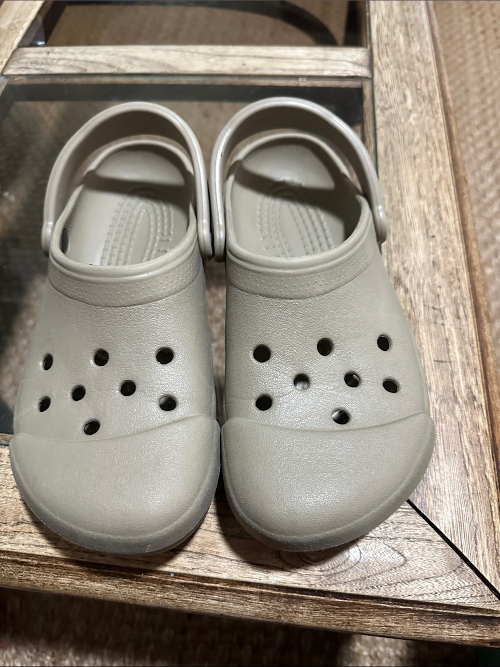 CROCS Beige Clogs